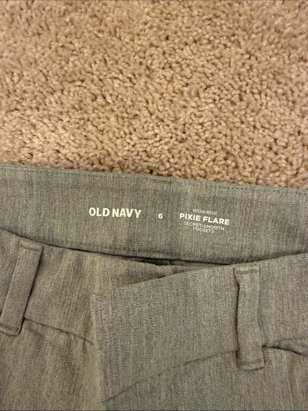Old Navy Women’s Light Gray Pixie - Picture 2 of 6